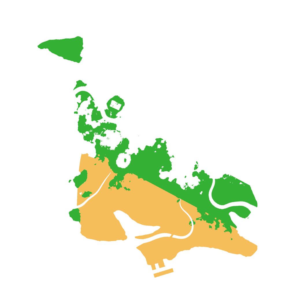 Biome Rust Map: Procedural Map, Size: 3000, Seed: 1895824718