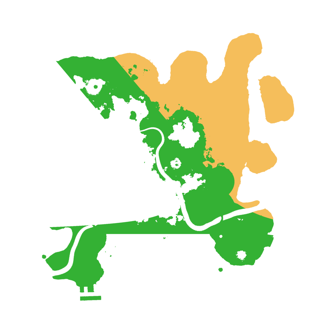 Biome Rust Map: Procedural Map, Size: 3000, Seed: 10367