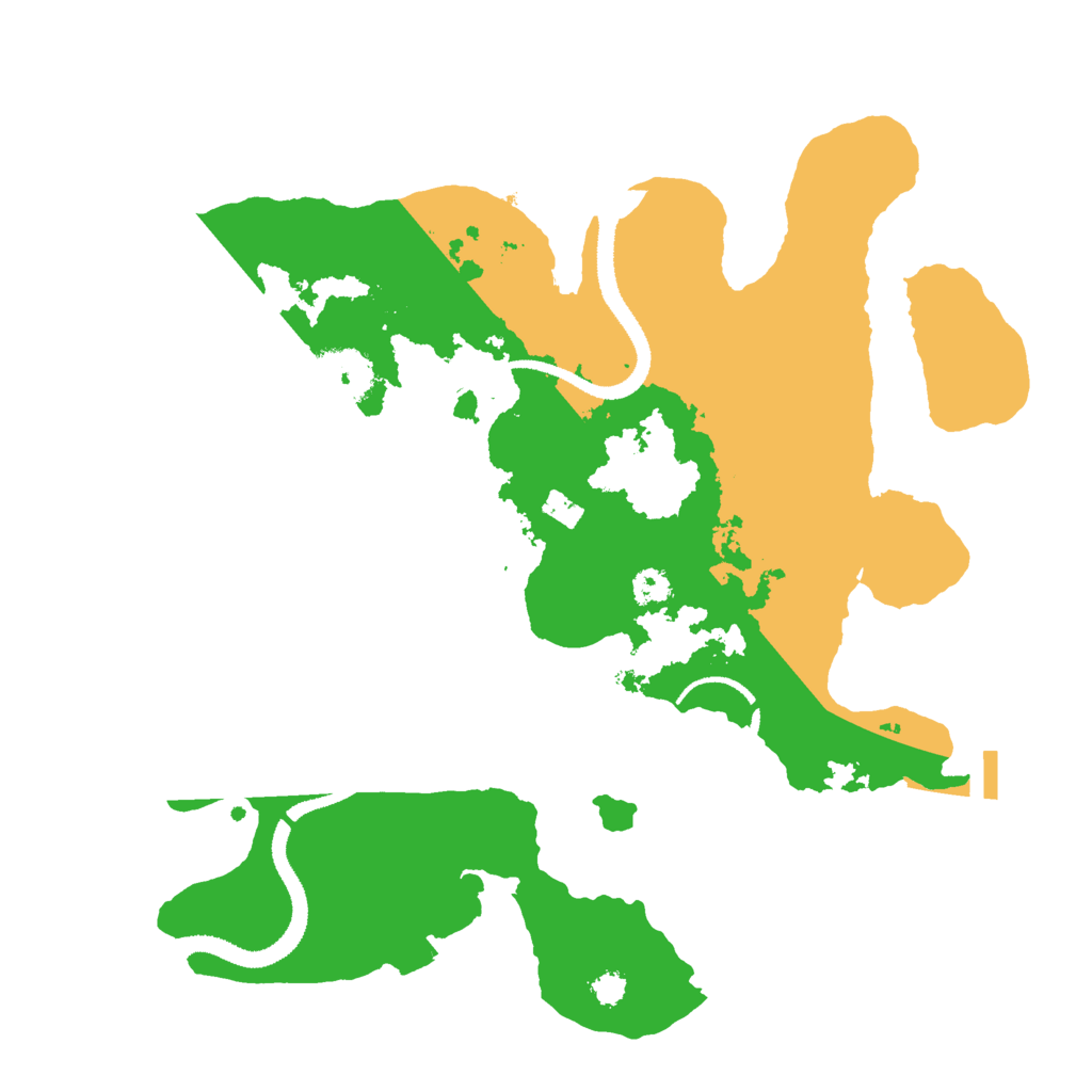 Biome Rust Map: Procedural Map, Size: 3000, Seed: 10367