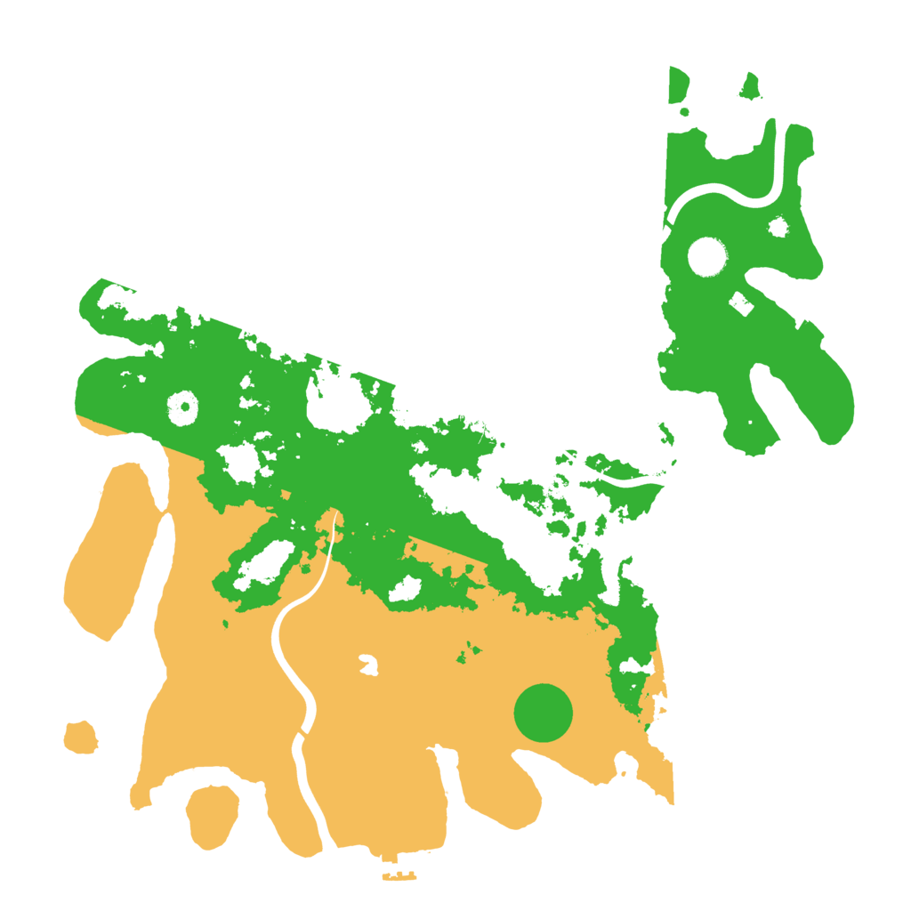 Biome Rust Map: Procedural Map, Size: 4096, Seed: 1377