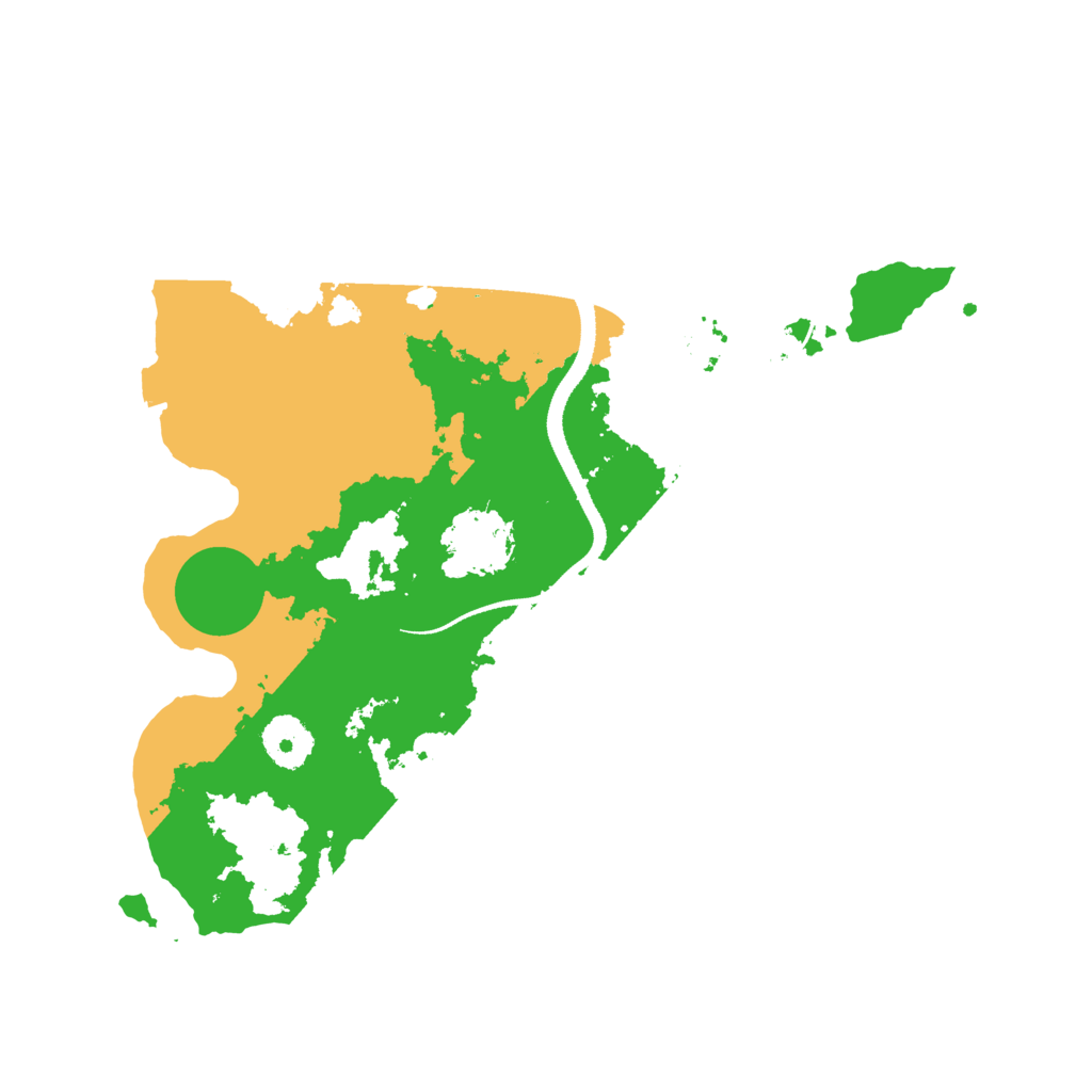 Biome Rust Map: Procedural Map, Size: 3250, Seed: 53024206