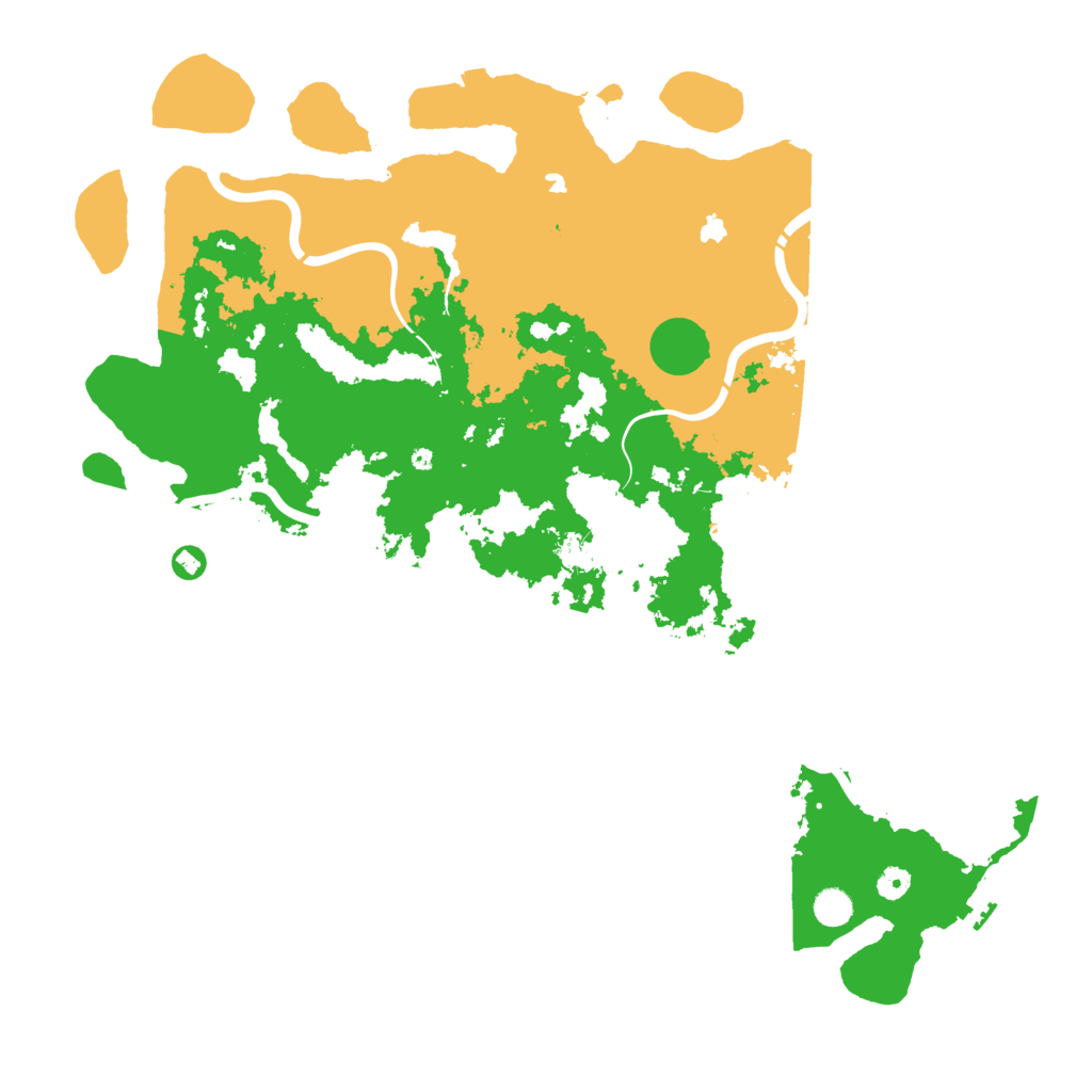 Biome Rust Map: Procedural Map, Size: 5000, Seed: 681141485