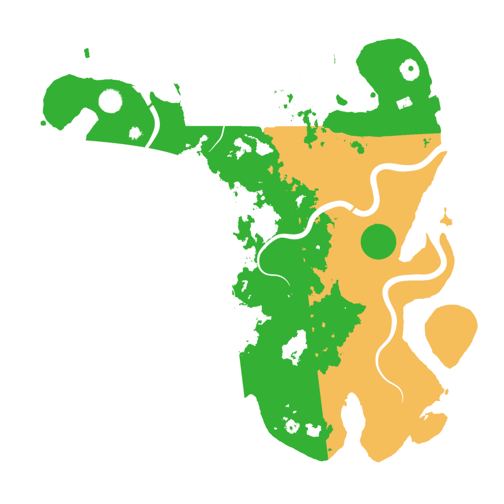 Biome Rust Map: Procedural Map, Size: 3750, Seed: 1095118138