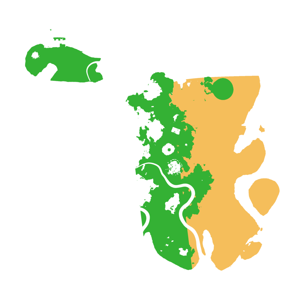 Biome Rust Map: Procedural Map, Size: 3750, Seed: 1095118138