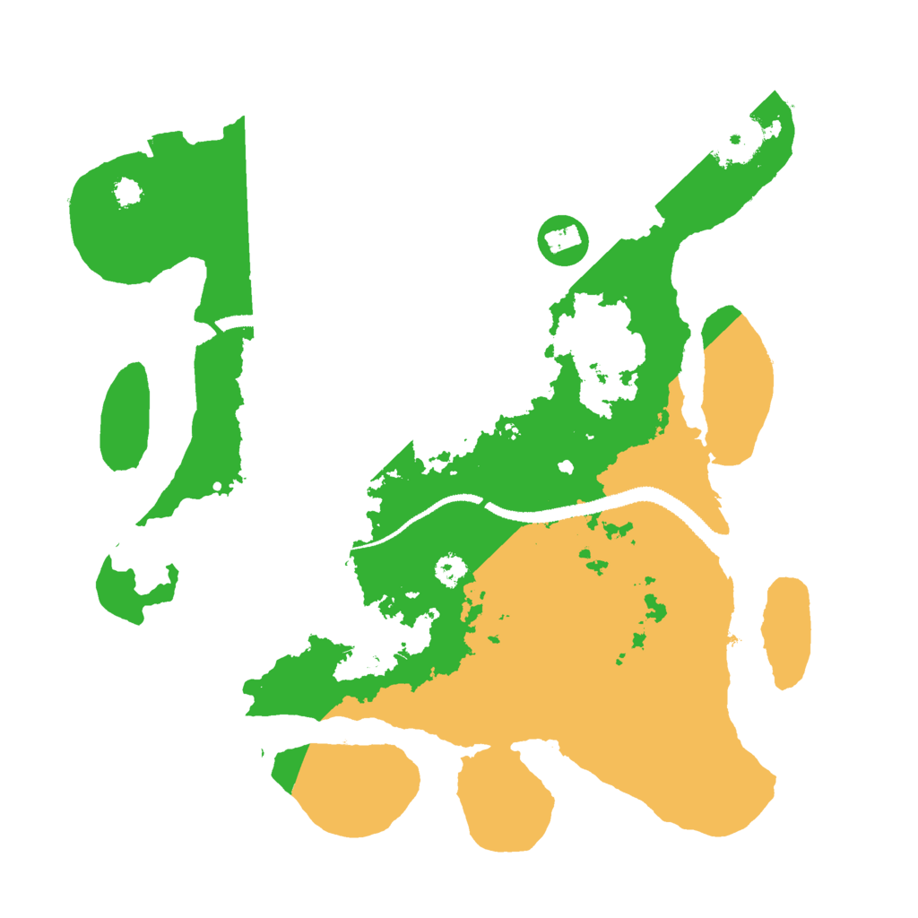 Biome Rust Map: Procedural Map, Size: 3000, Seed: 20538