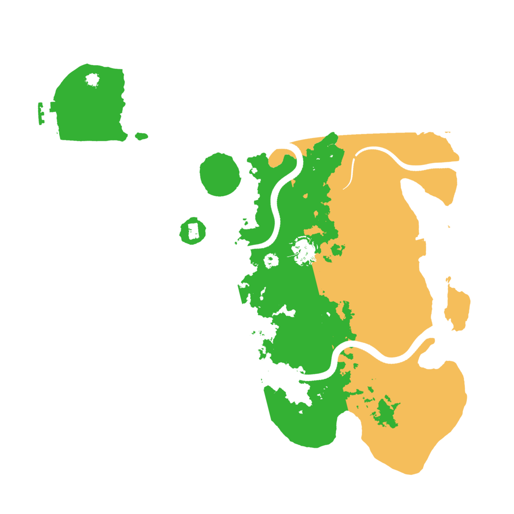 Biome Rust Map: Procedural Map, Size: 3500, Seed: 1935220447