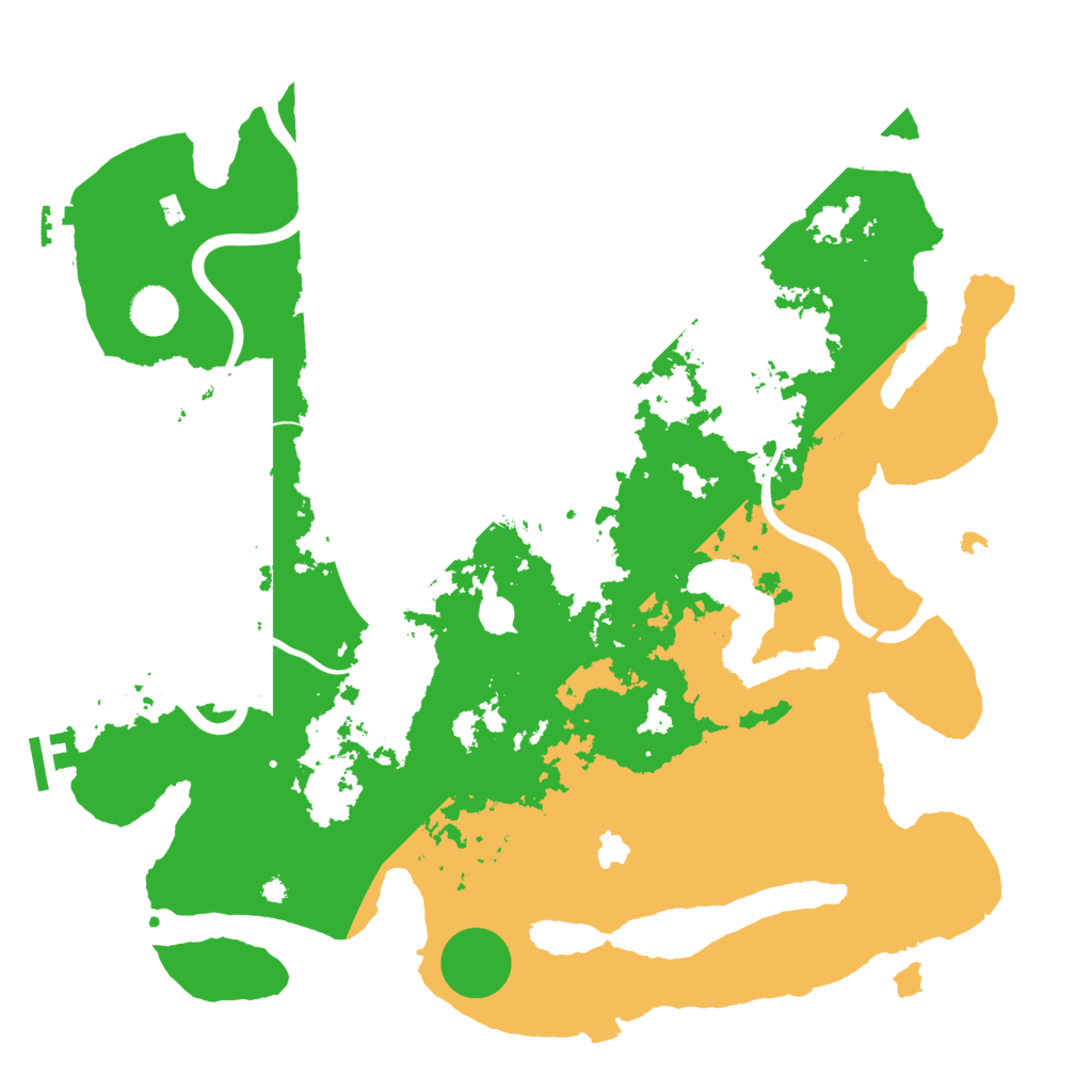 Biome Rust Map: Procedural Map, Size: 4096, Seed: 95283365