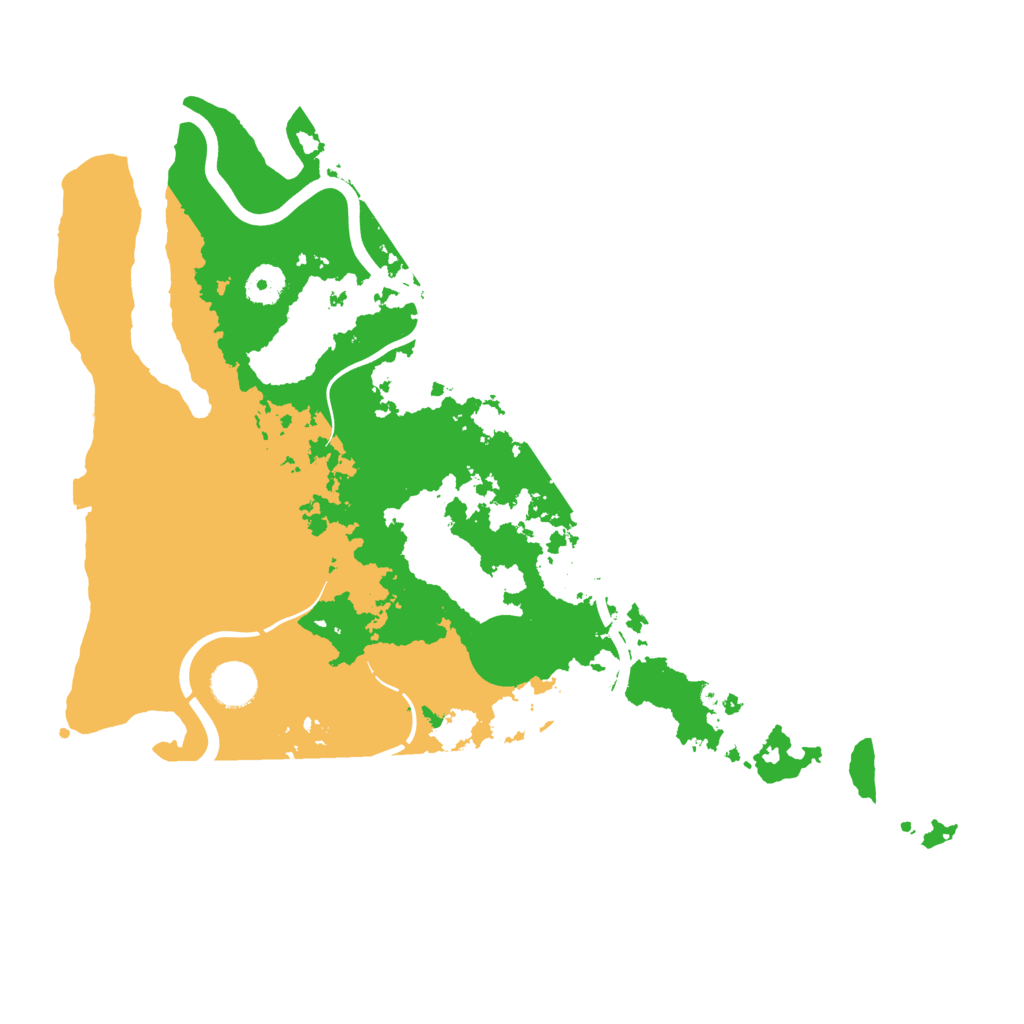 Biome Rust Map: Procedural Map, Size: 3900, Seed: 385809852