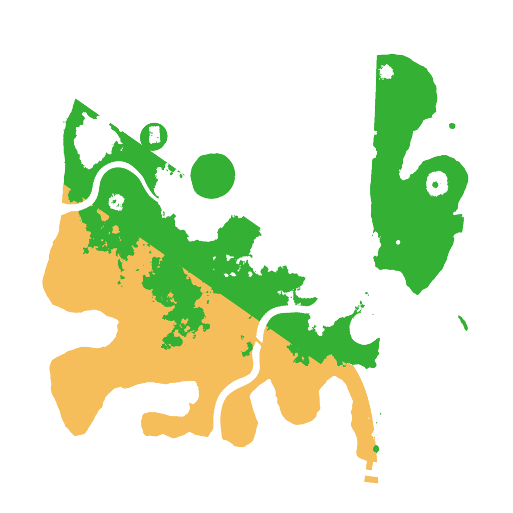Biome Rust Map: Procedural Map, Size: 3250, Seed: 466435977