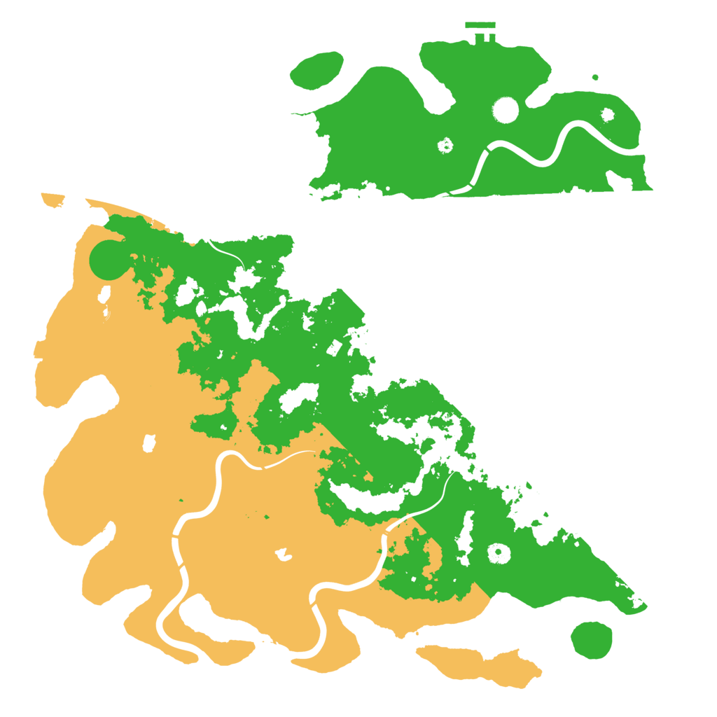 Biome Rust Map: Procedural Map, Size: 4800, Seed: 132954688