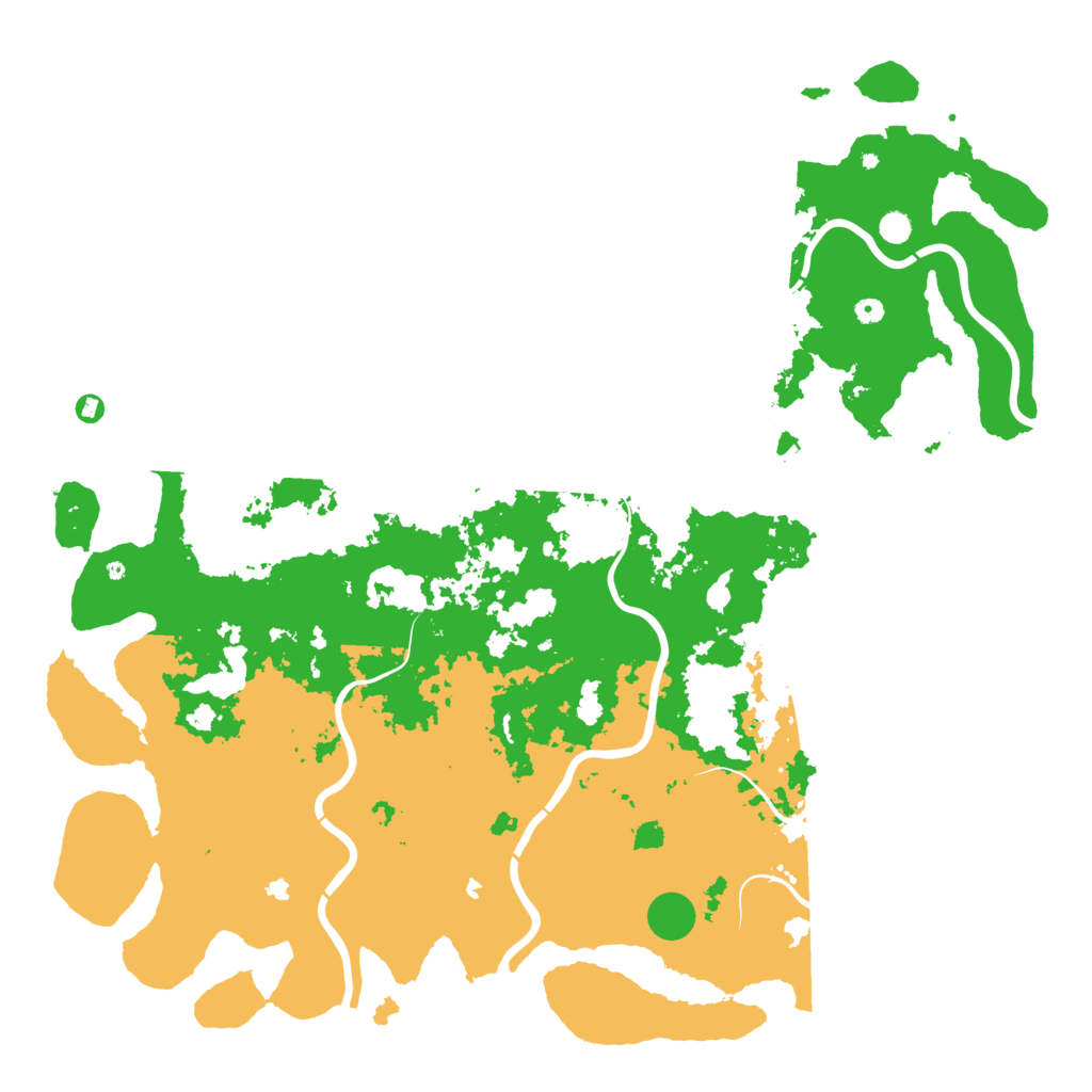 Biome Rust Map: Procedural Map, Size: 6000, Seed: 847264952