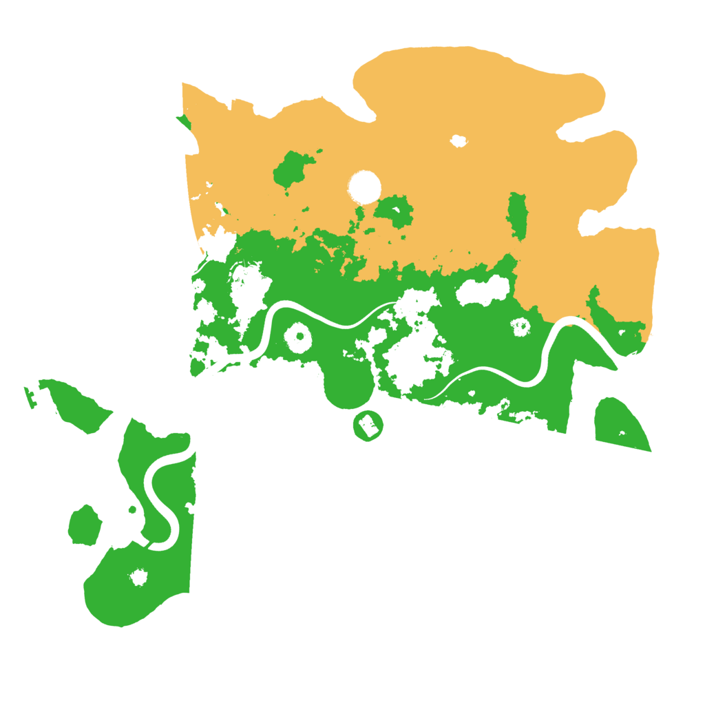 Biome Rust Map: Procedural Map, Size: 3750, Seed: 2091144045