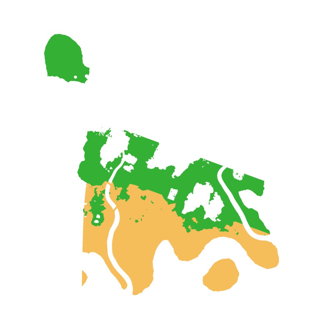 Biome Rust Map: Procedural Map, Size: 3000, Seed: 4168518