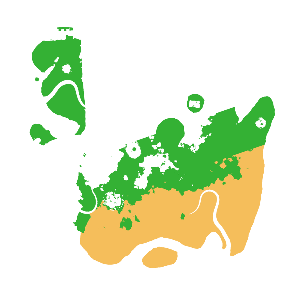 Biome Rust Map: Procedural Map, Size: 3000, Seed: 14052025