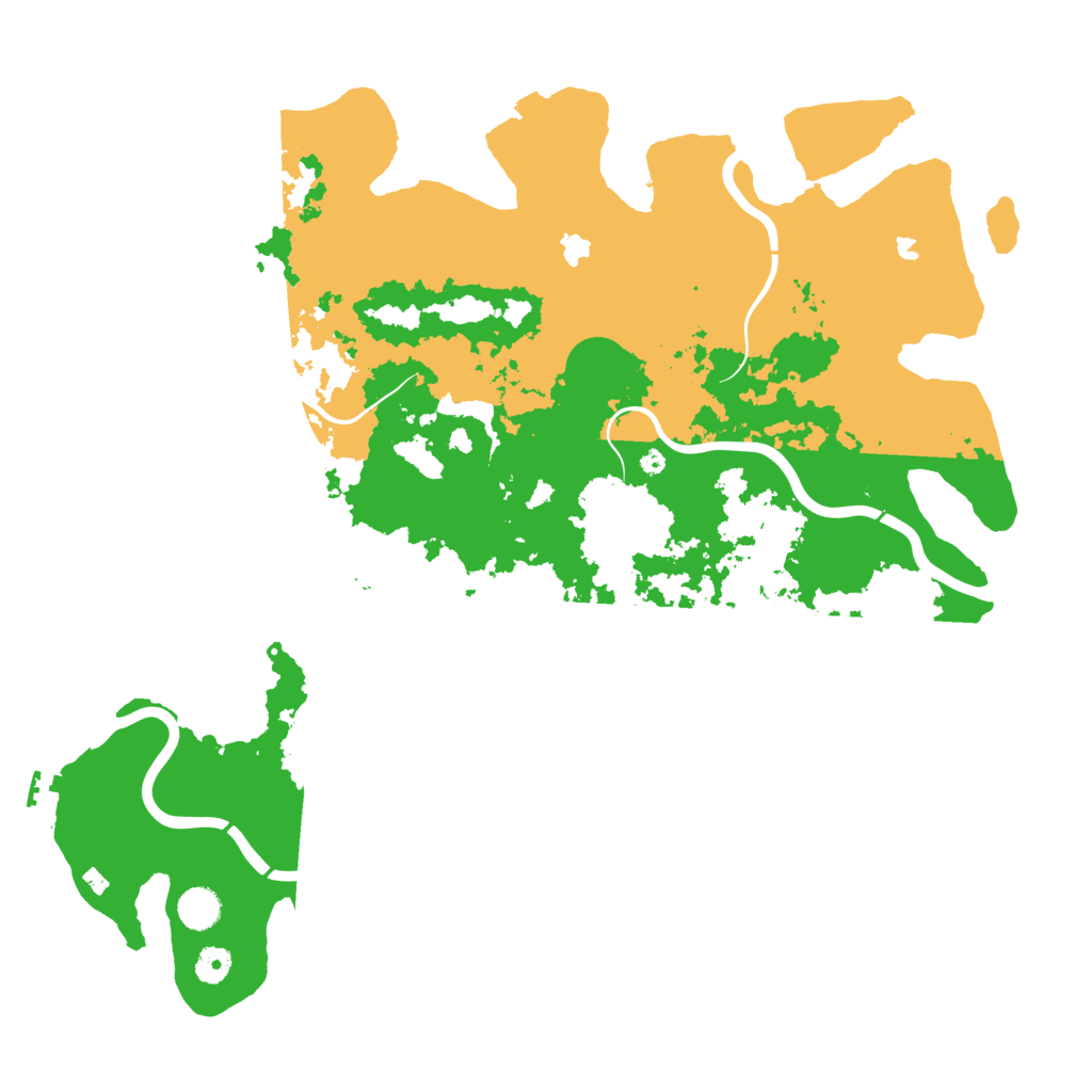 Biome Rust Map: Procedural Map, Size: 4500, Seed: 161951148
