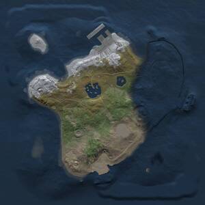 Thumbnail Rust Map: Procedural Map, Size: 2000, Seed: 48115763, 4 Monuments