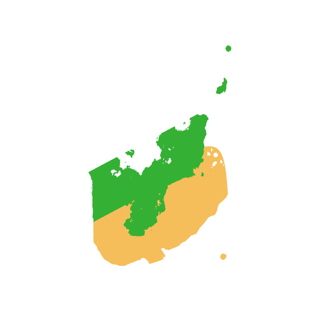 Biome Rust Map: Procedural Map, Size: 2000, Seed: 48115763