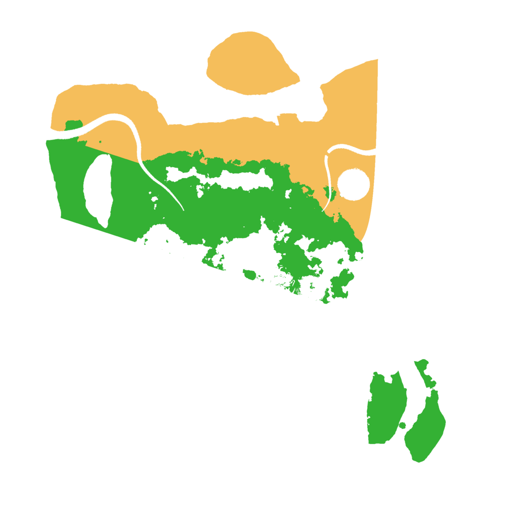 Biome Rust Map: Procedural Map, Size: 3000, Seed: 32282162