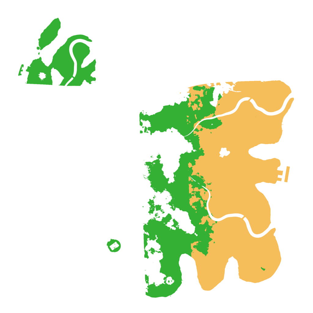 Biome Rust Map: Procedural Map, Size: 4000, Seed: 129059675