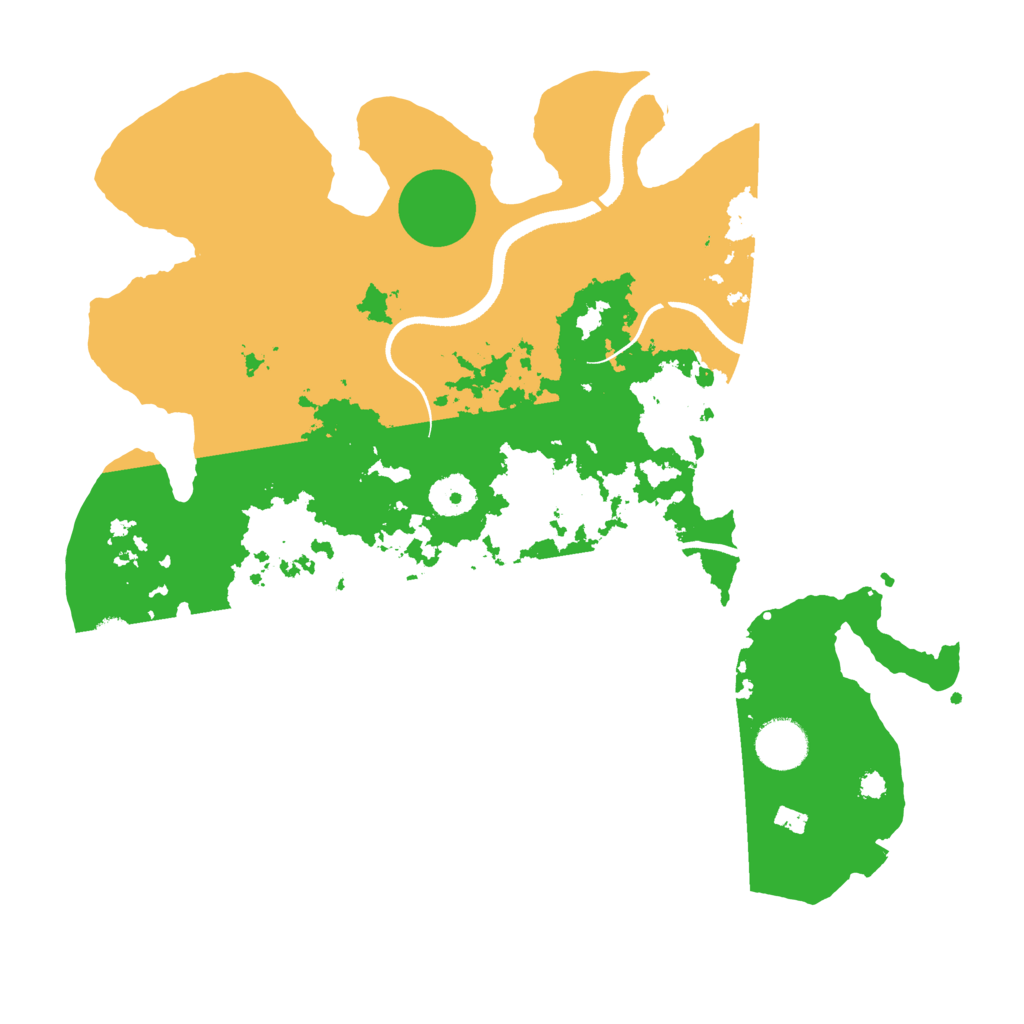 Biome Rust Map: Procedural Map, Size: 3500, Seed: 1770755005