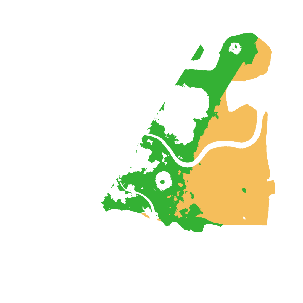 Biome Rust Map: Procedural Map, Size: 2600, Seed: 609356222