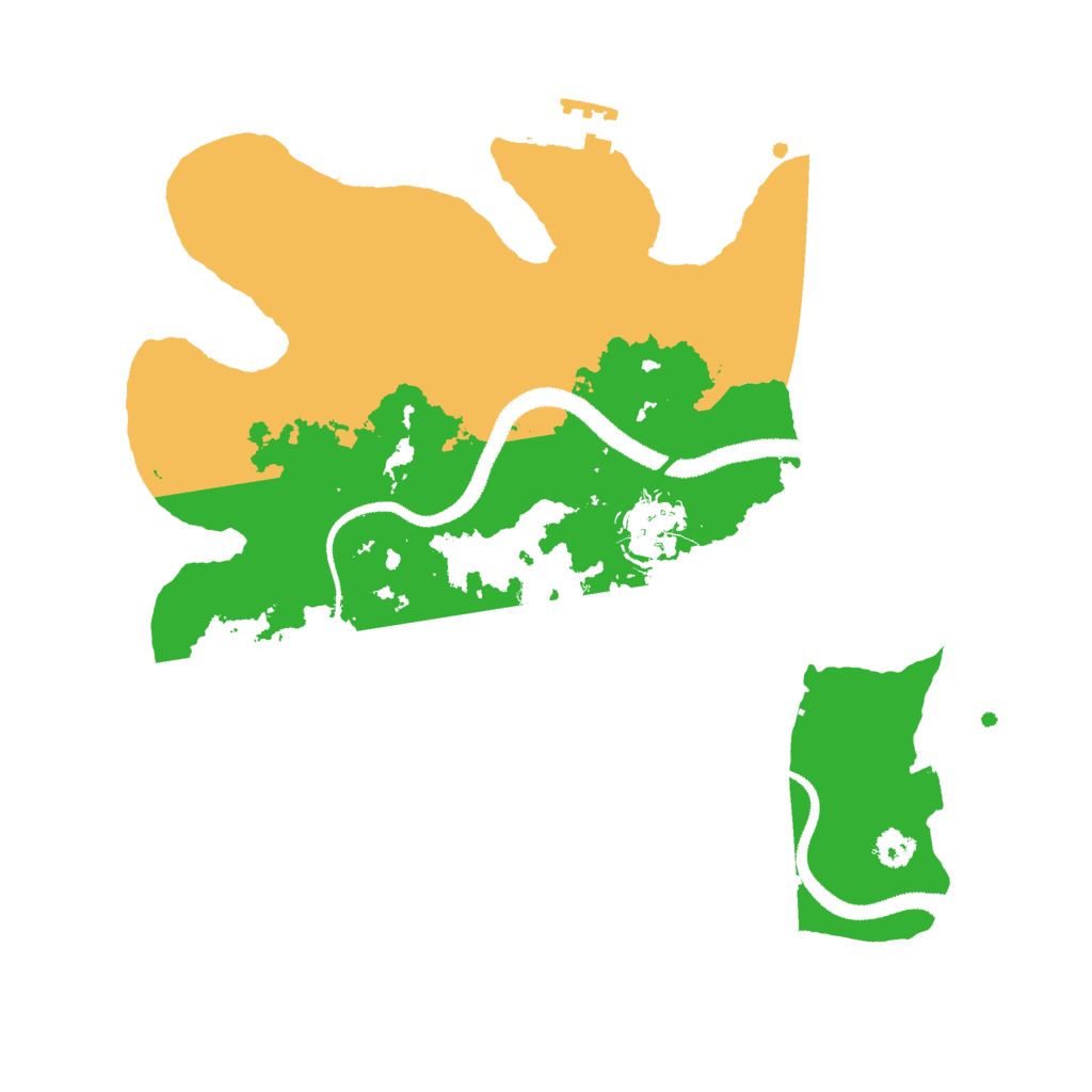 Biome Rust Map: Procedural Map, Size: 2850, Seed: 1506199104