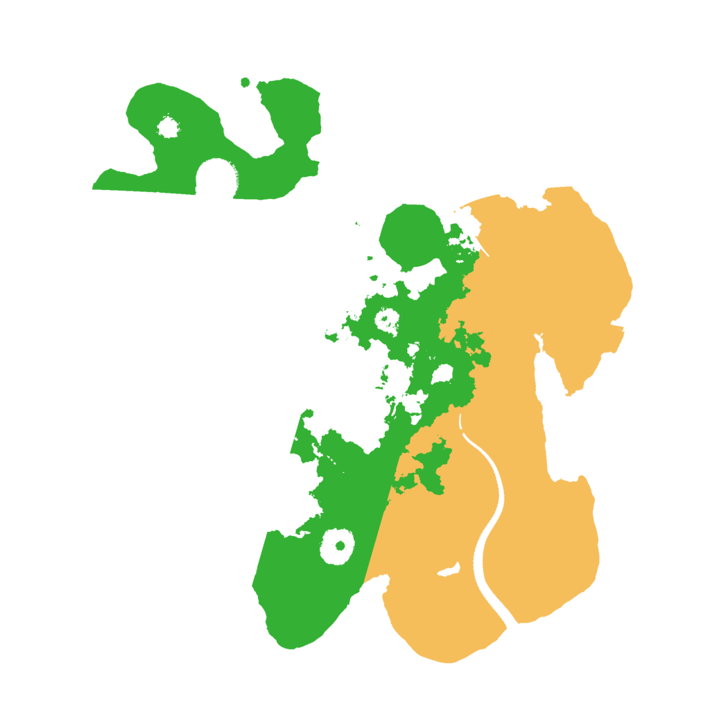 Biome Rust Map: Procedural Map, Size: 3000, Seed: 345698