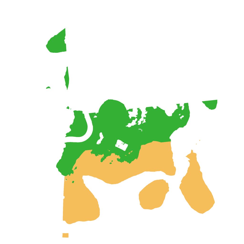 Biome Rust Map: Procedural Map, Size: 2222, Seed: 31000