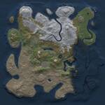 Thumbnail Rust Map: Procedural Map, Size: 4000, Seed: 261673016, 13 Monuments