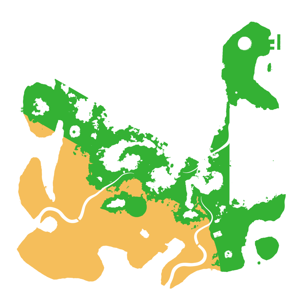 Biome Rust Map: Procedural Map, Size: 4000, Seed: 261673016