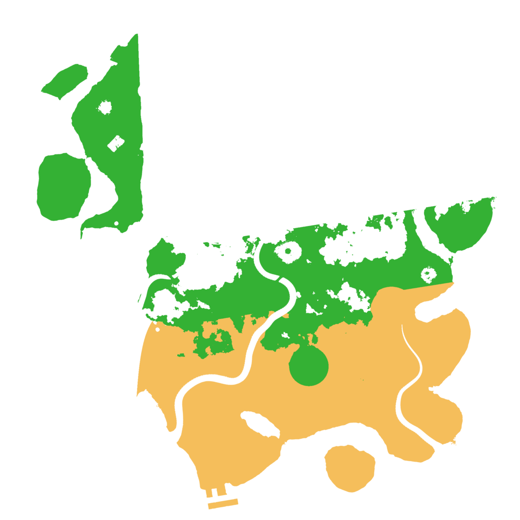 Biome Rust Map: Procedural Map, Size: 3500, Seed: 905418532