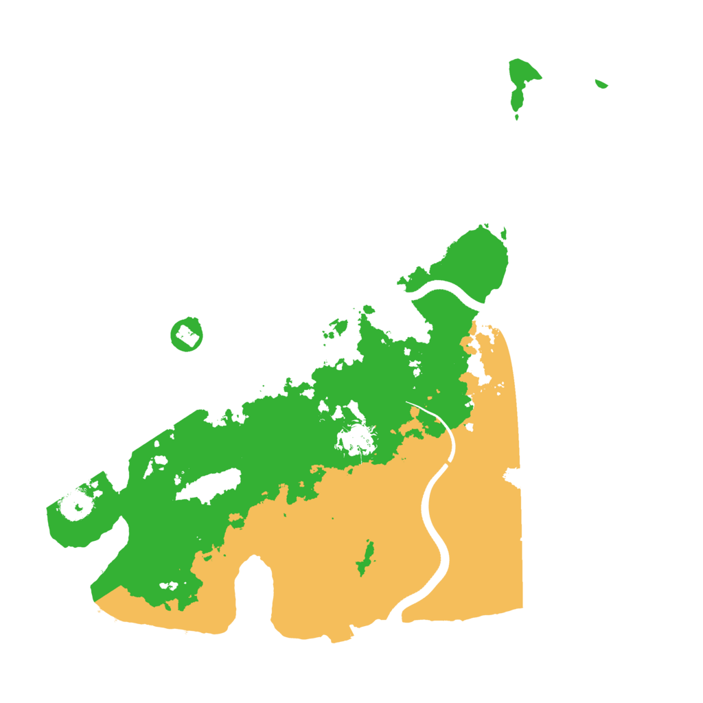 Biome Rust Map: Procedural Map, Size: 3500, Seed: 1456274960