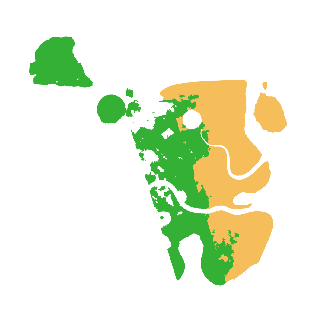 Biome Rust Map: Procedural Map, Size: 3000, Seed: 195300821