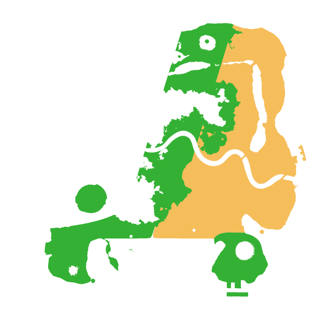 Biome Rust Map: Procedural Map, Size: 3000, Seed: 28522