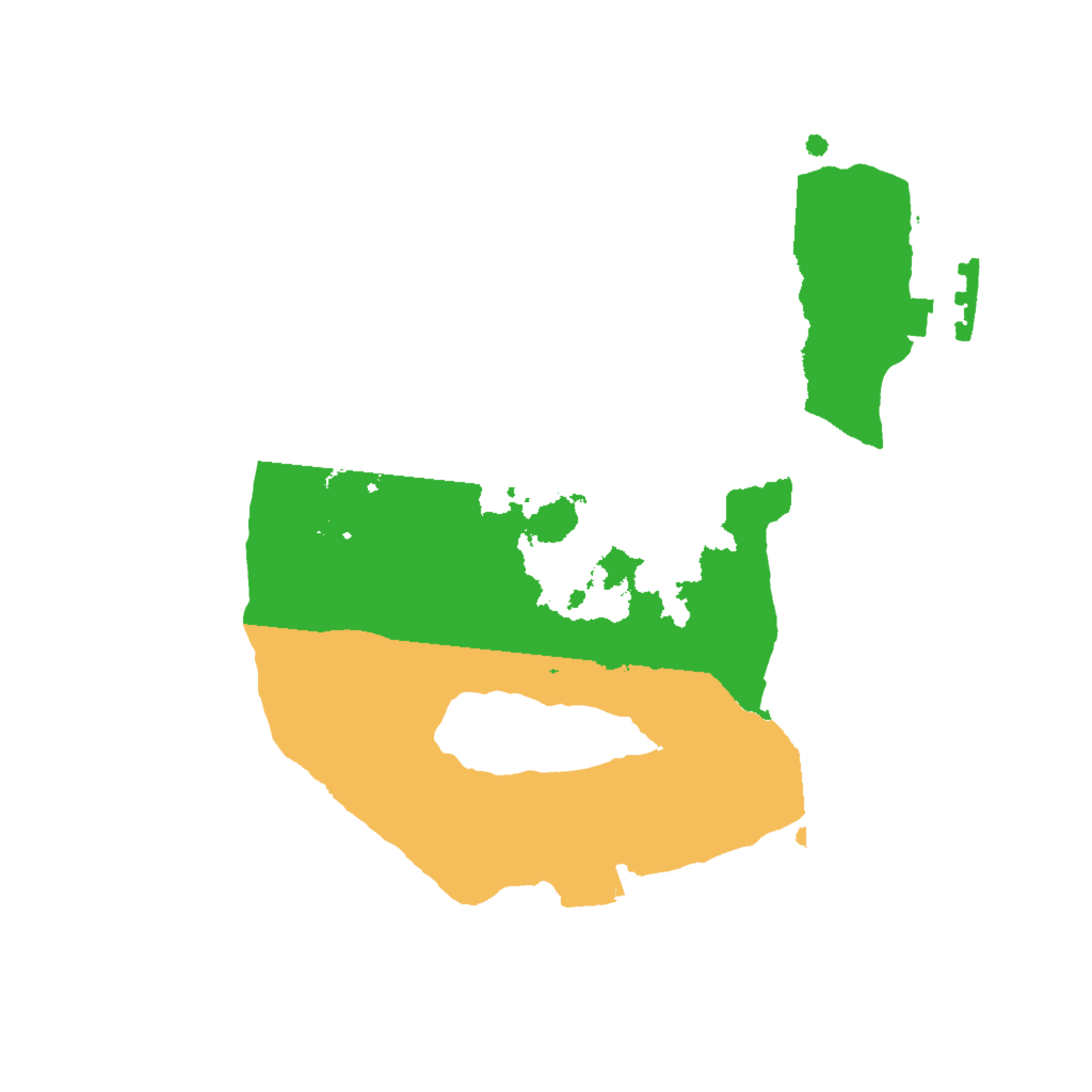 Biome Rust Map: Procedural Map, Size: 2000, Seed: 19980404