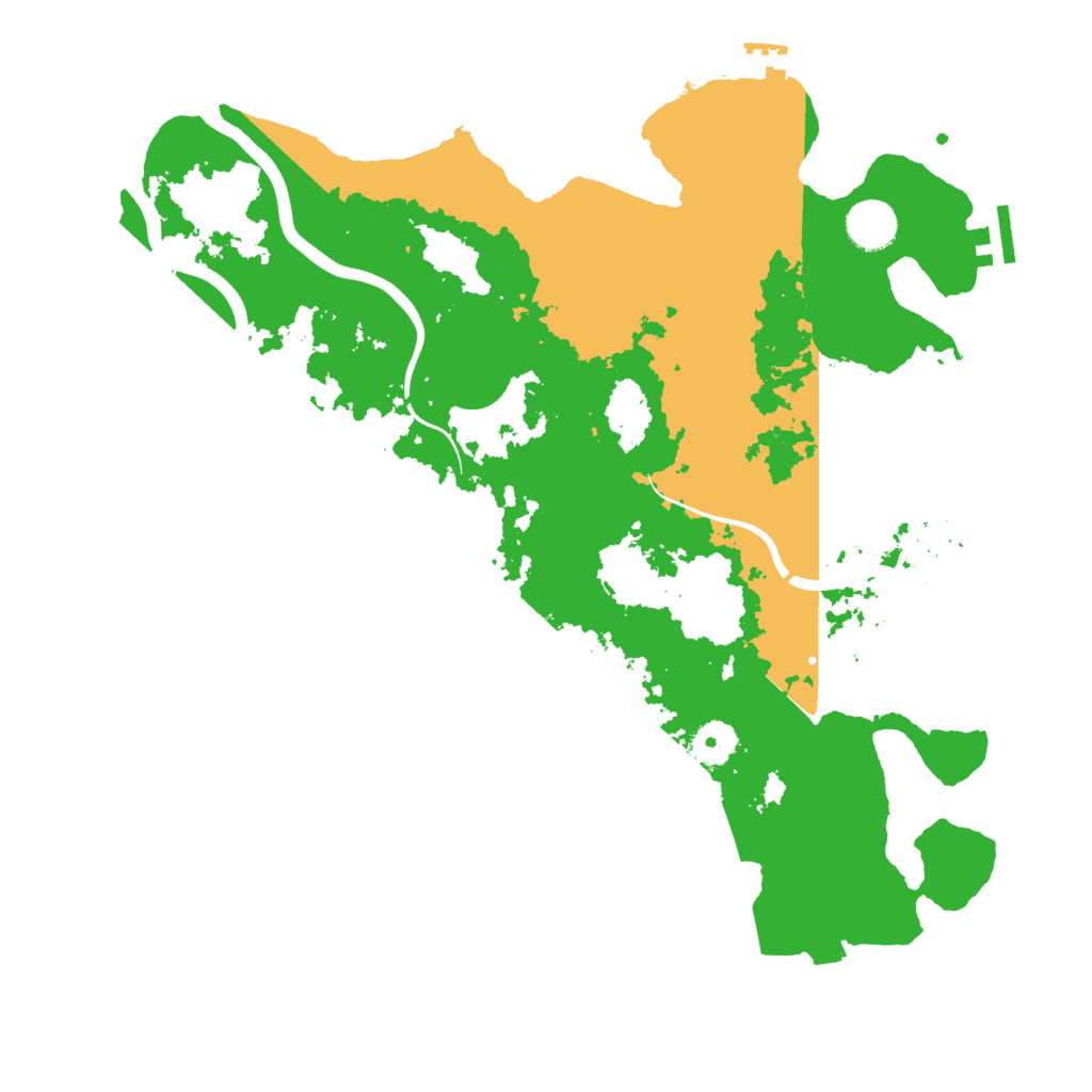Biome Rust Map: Procedural Map, Size: 3800, Seed: 6900