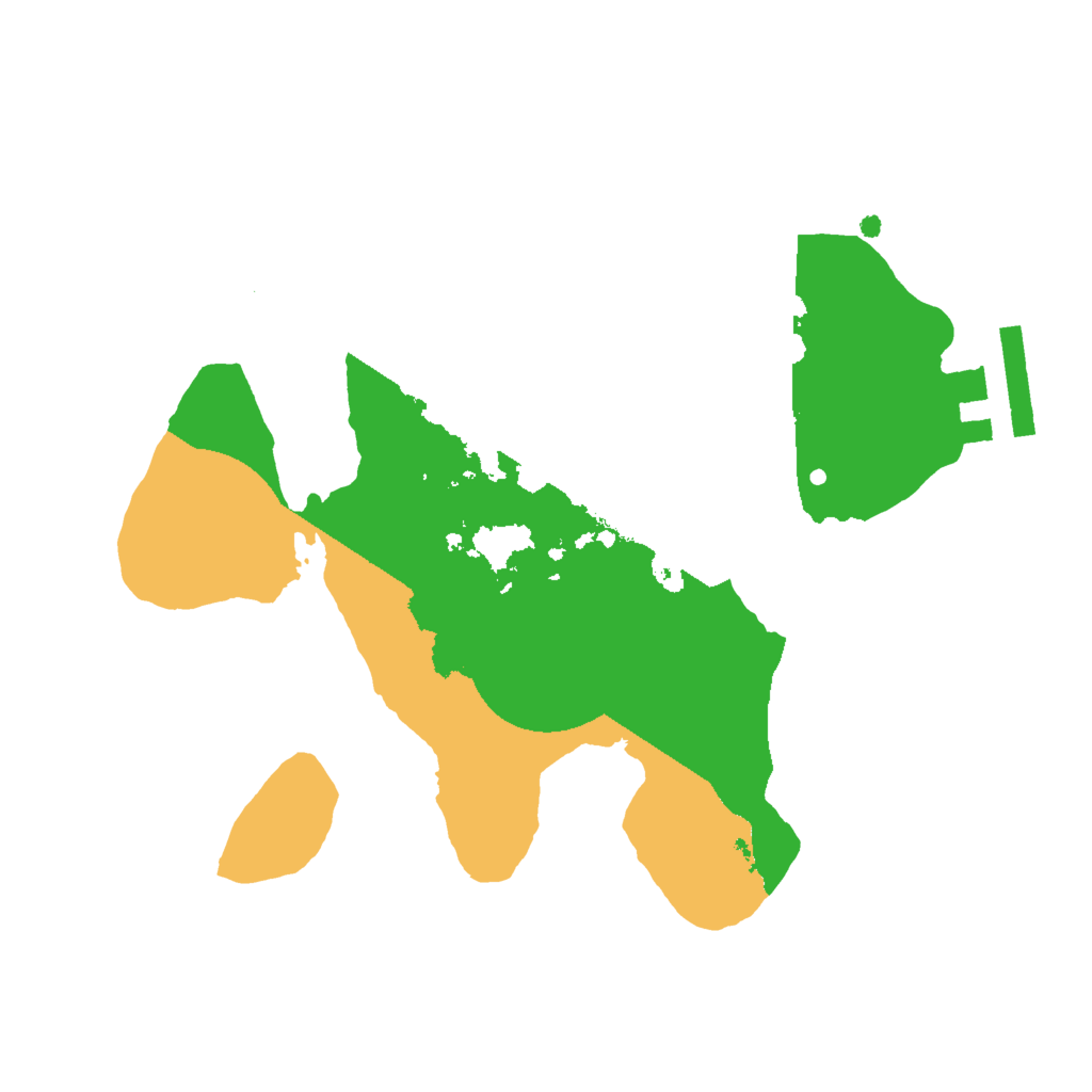 Biome Rust Map: Procedural Map, Size: 2000, Seed: 6298