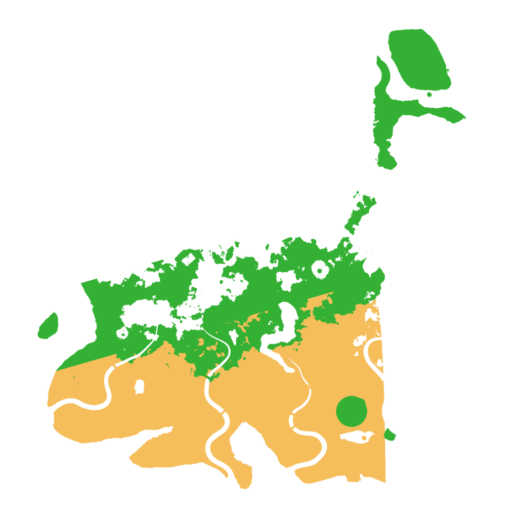 Biome Rust Map: Procedural Map, Size: 4433, Seed: 856901493
