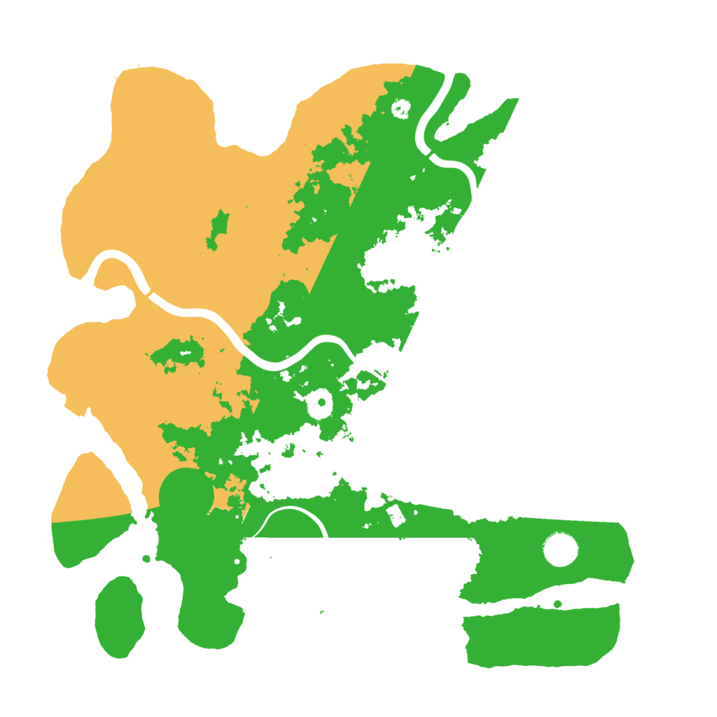 Biome Rust Map: Procedural Map, Size: 3700, Seed: 1706918316