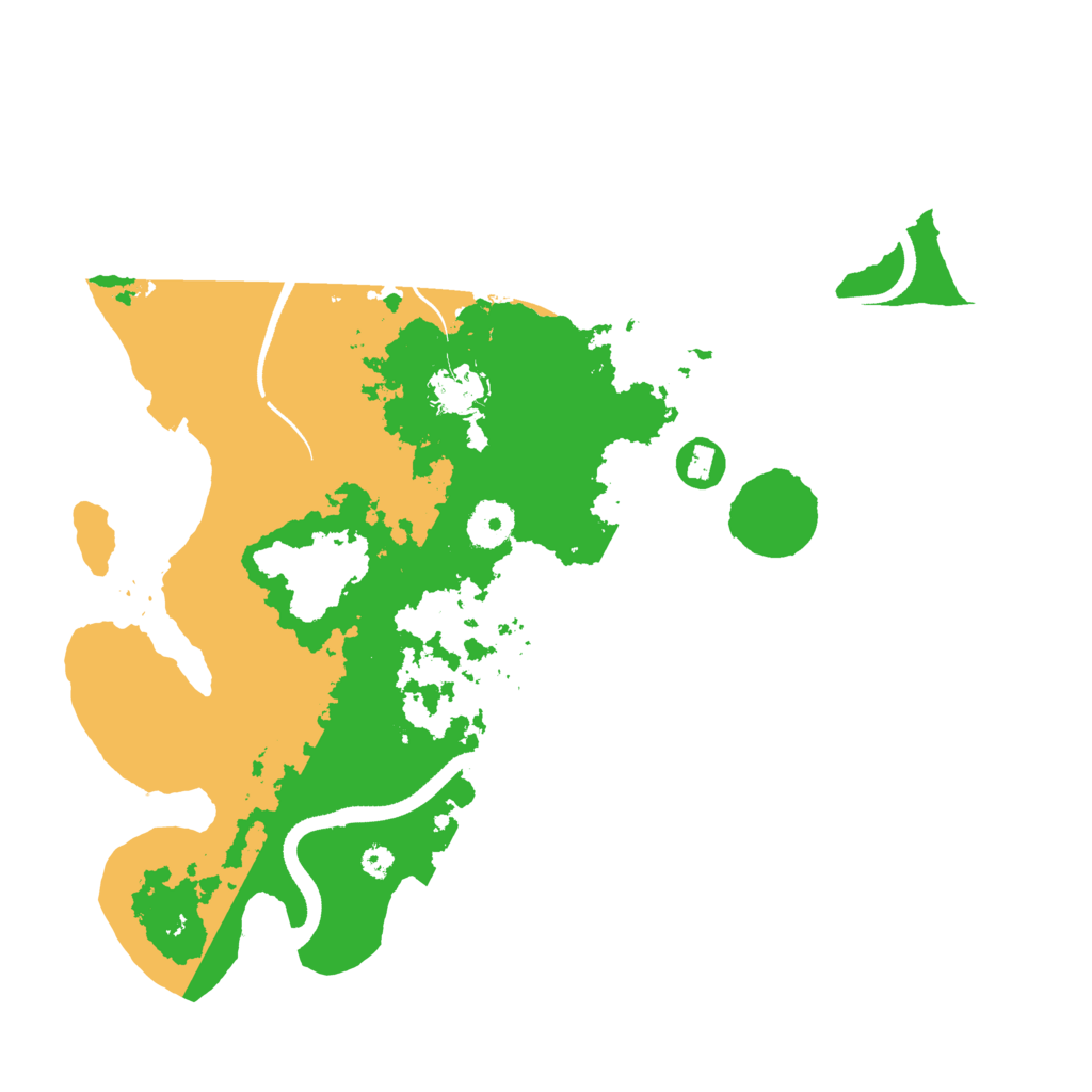 Biome Rust Map: Procedural Map, Size: 3500, Seed: 287593092
