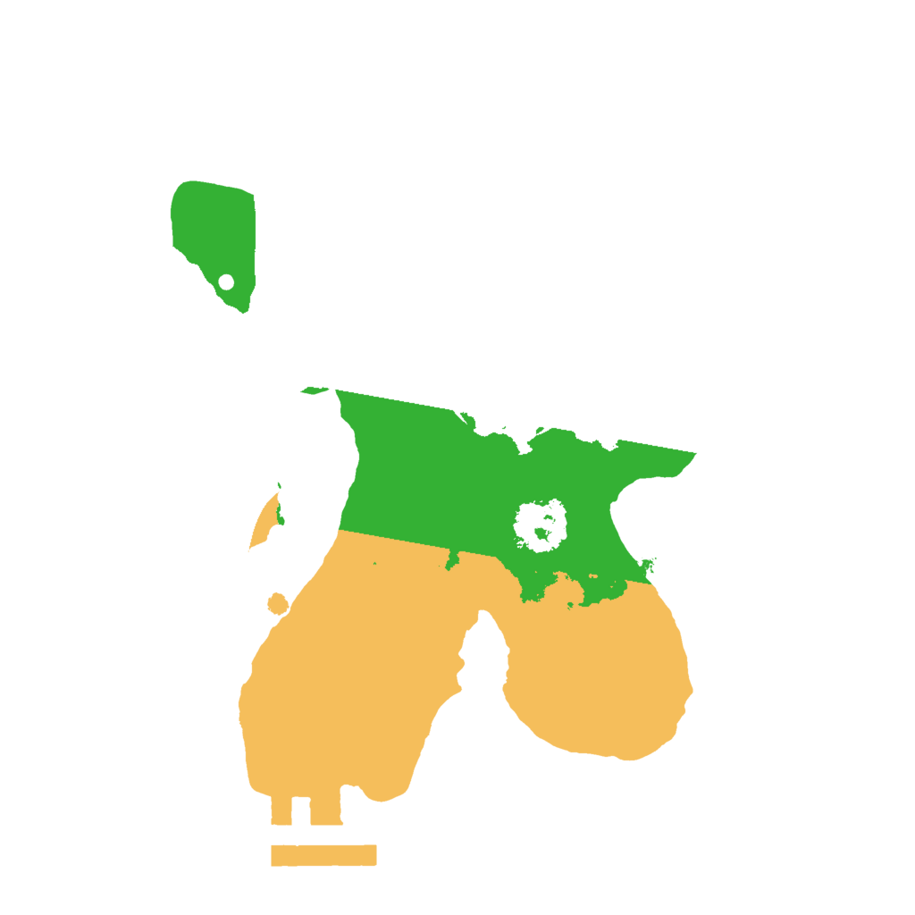 Biome Rust Map: Procedural Map, Size: 1750, Seed: 555066793