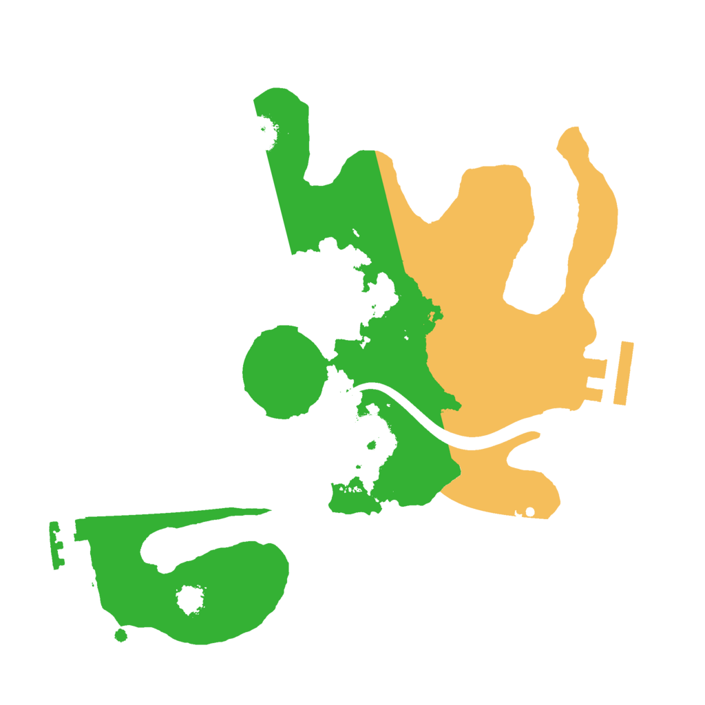 Biome Rust Map: Procedural Map, Size: 2250, Seed: 39810285