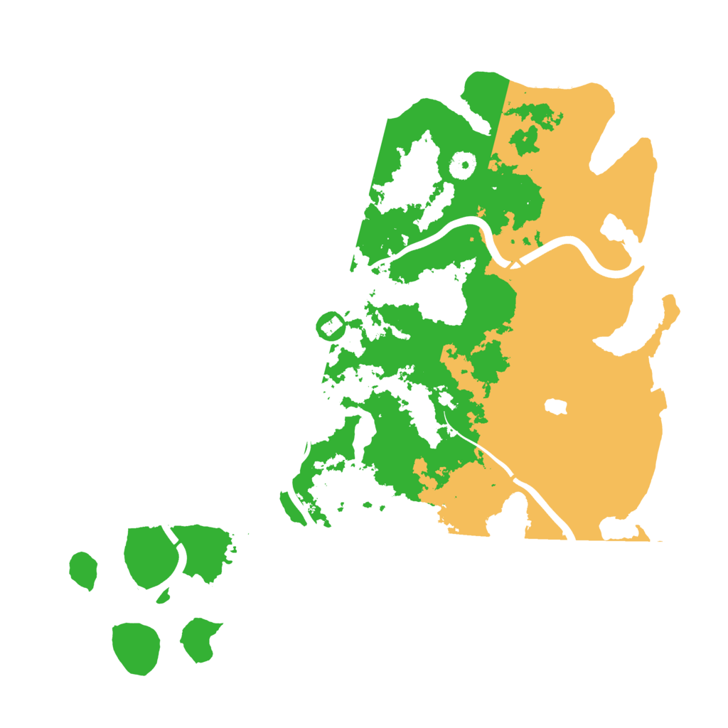 Biome Rust Map: Procedural Map, Size: 4000, Seed: 2135366610