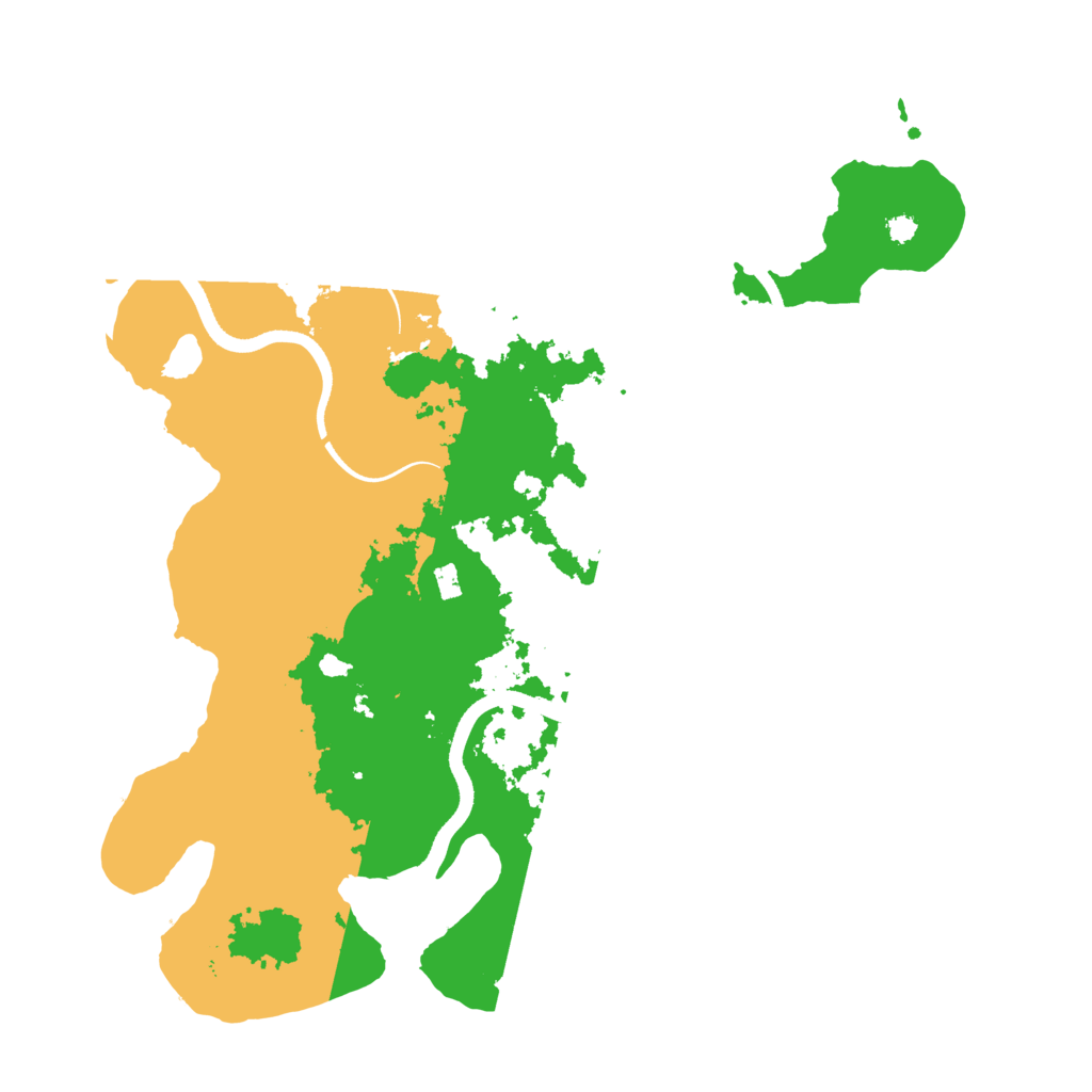 Biome Rust Map: Procedural Map, Size: 3500, Seed: 472730470