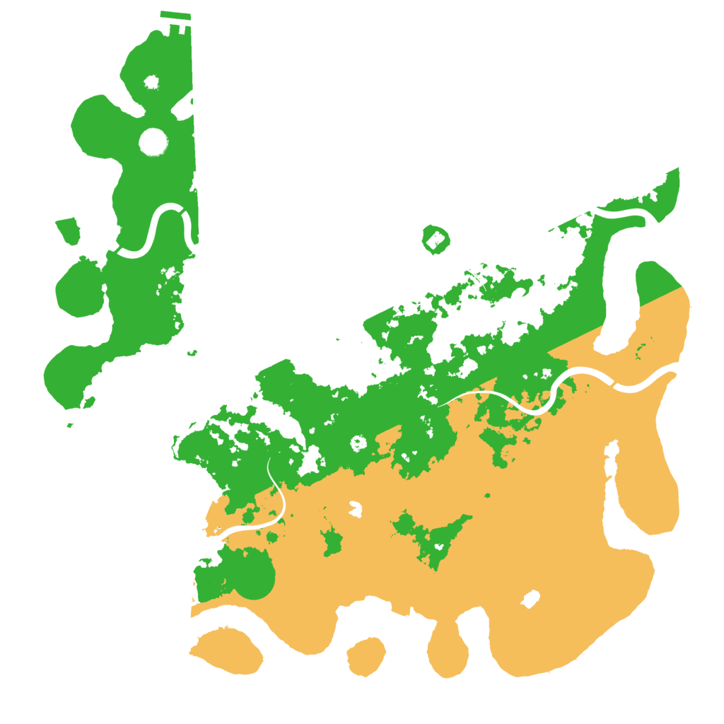 Biome Rust Map: Procedural Map, Size: 4500, Seed: 1255988148