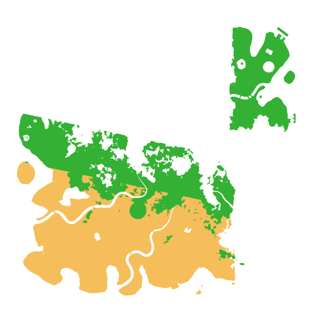 Biome Rust Map: Procedural Map, Size: 5000, Seed: 636776171