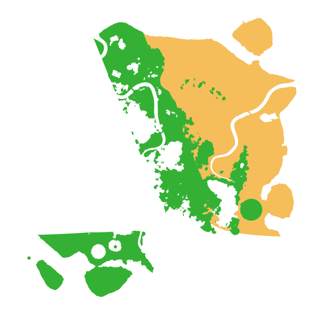 Biome Rust Map: Procedural Map, Size: 3900, Seed: 1098306160
