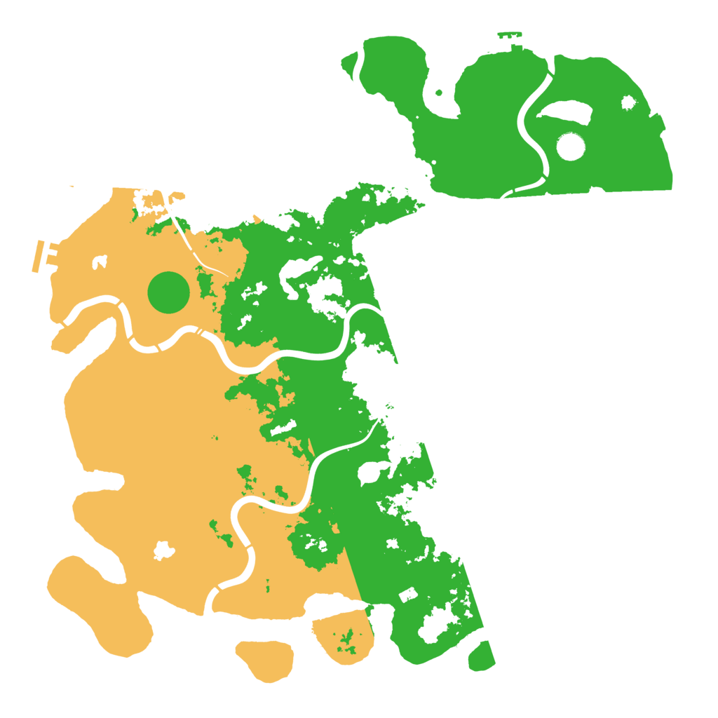 Biome Rust Map: Procedural Map, Size: 4500, Seed: 580029752