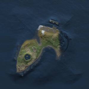 Thumbnail Rust Map: Procedural Map, Size: 1500, Seed: 16143, 2 Monuments