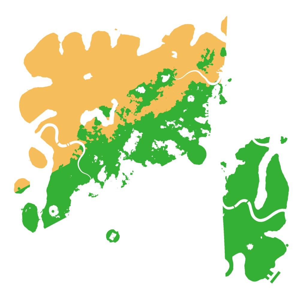 Biome Rust Map: Procedural Map, Size: 4500, Seed: 22000